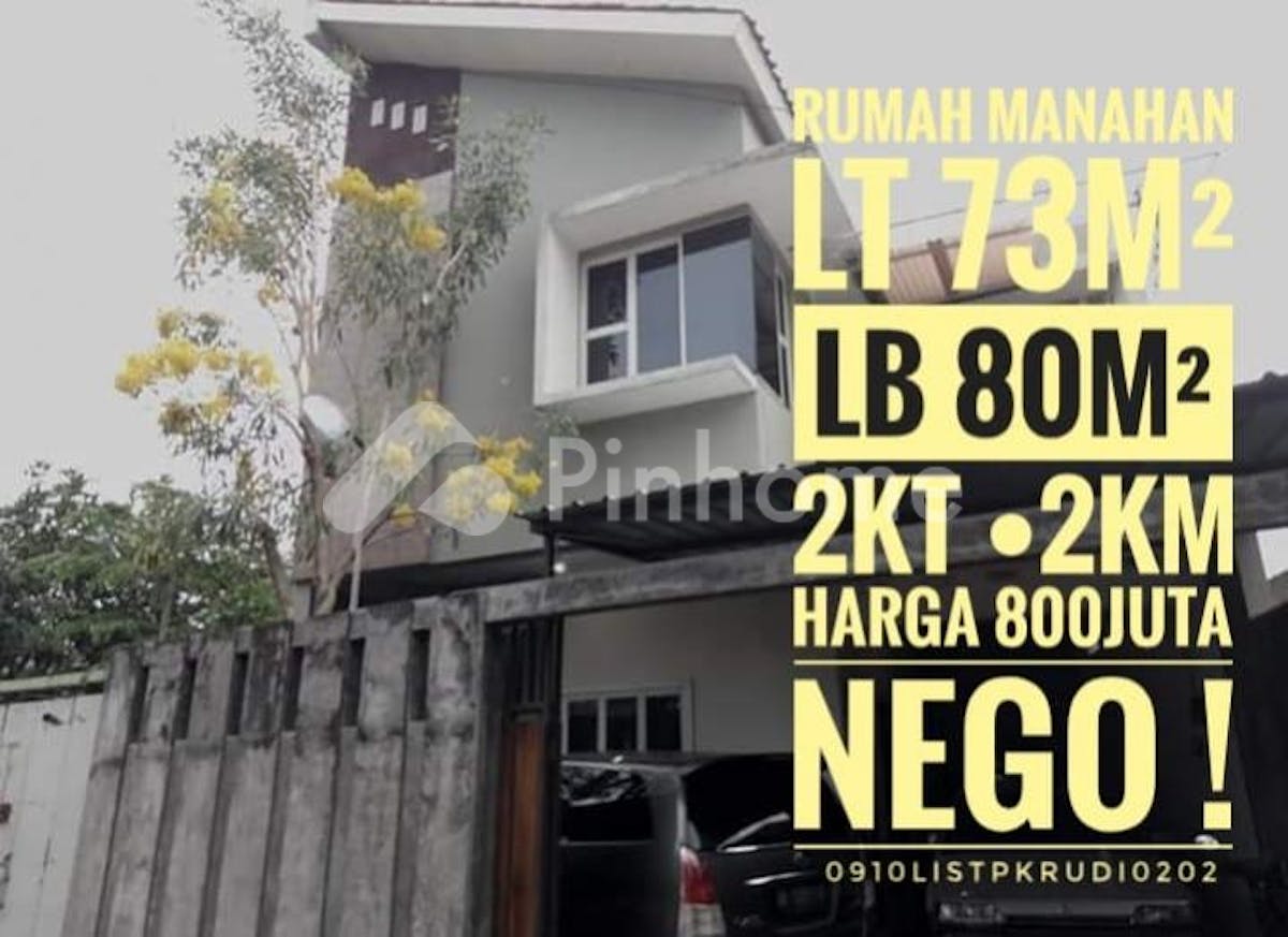 dijual rumah lokasi strategis dekat pasar di manahan