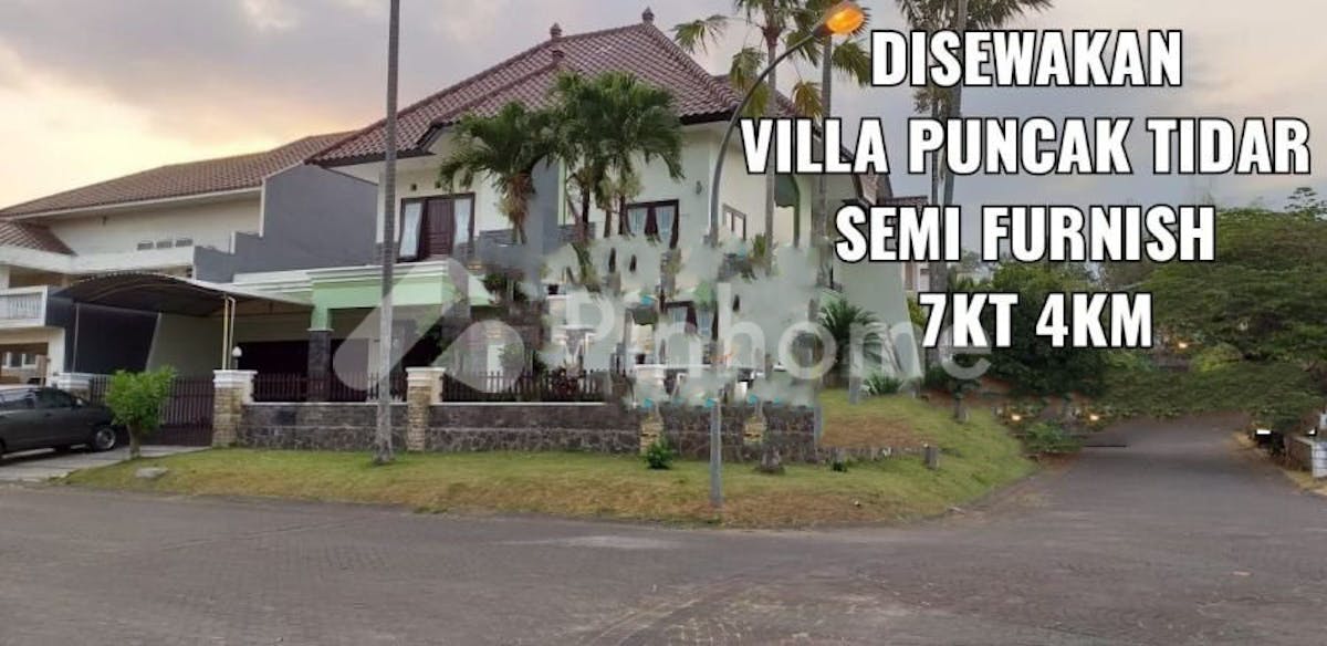 disewakan rumah 2 lantai 7kt 360m2 di vpt tidar 7kt 4km minimalis siap huni