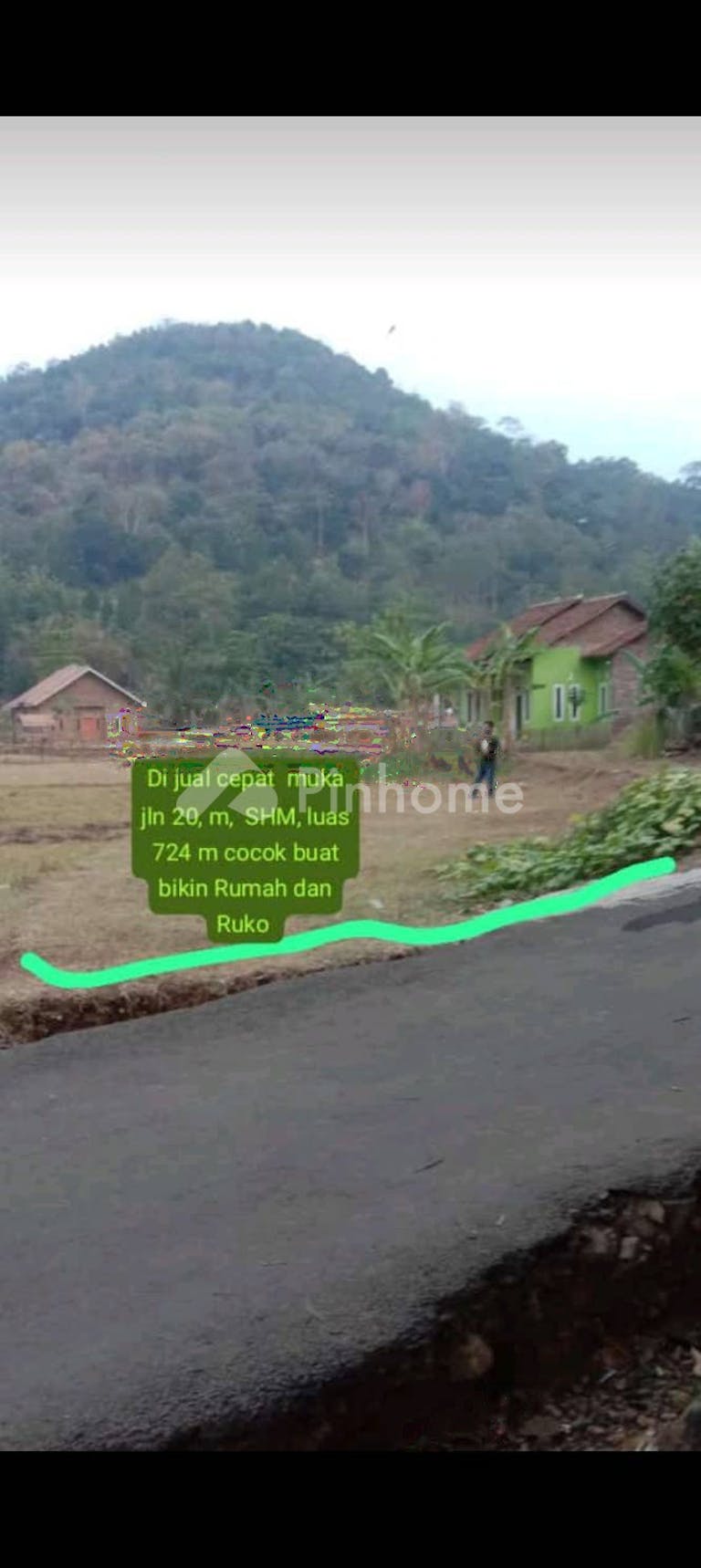 dijual rumah 1kt 700m2 di akses mobil jln kampung