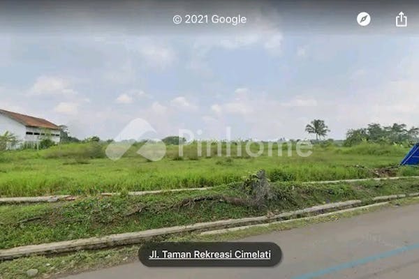 dijual tanah komersial kosong pinggir jalan raya sukabumi di taman rekreasi cicurug cimelati sukabumi - 1