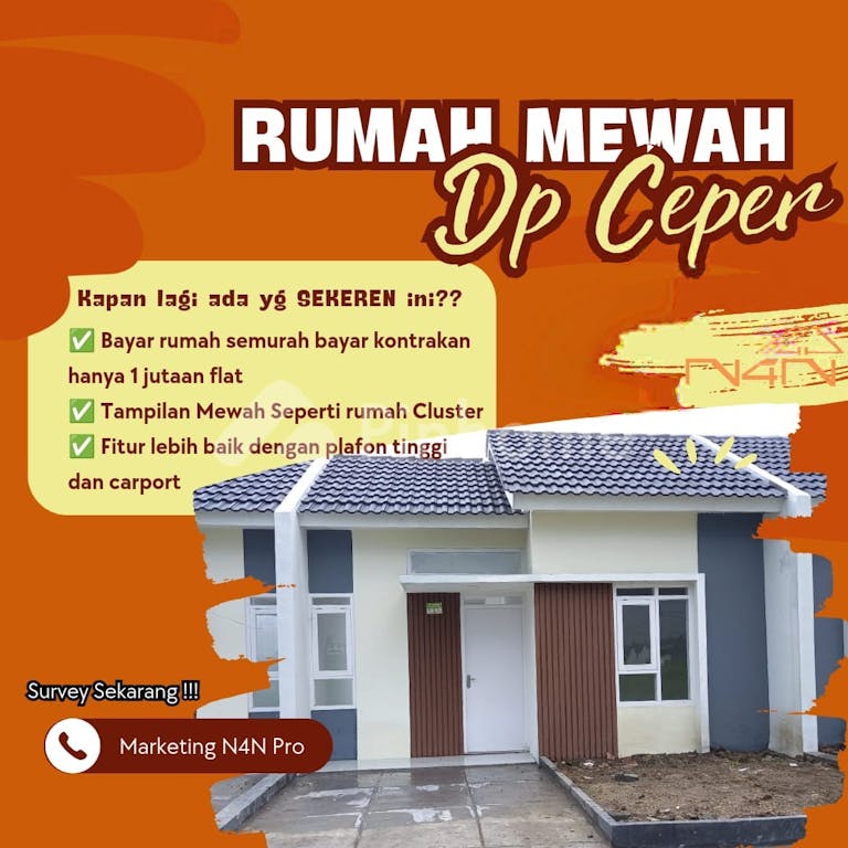 dijual rumah 2kt 60m2 di pondok bambu - 2