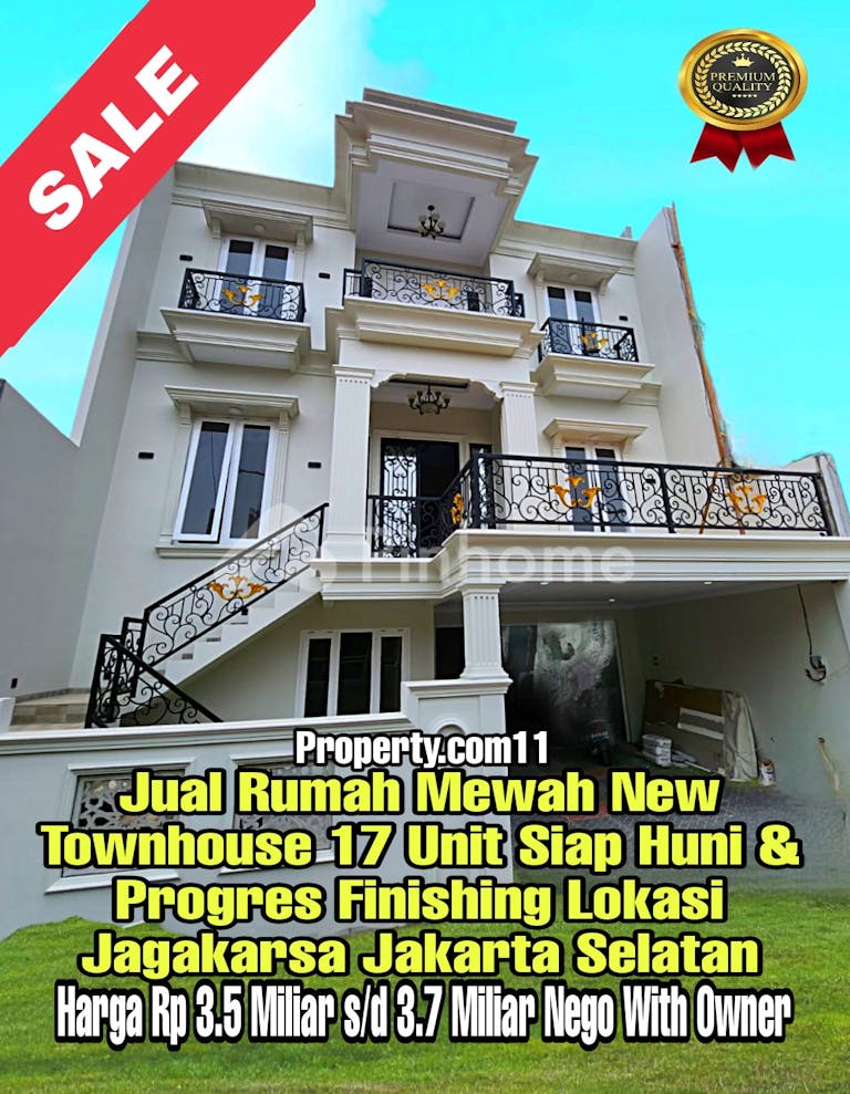 dijual rumah rumah townhouse di towhouse jagakarsa - 1