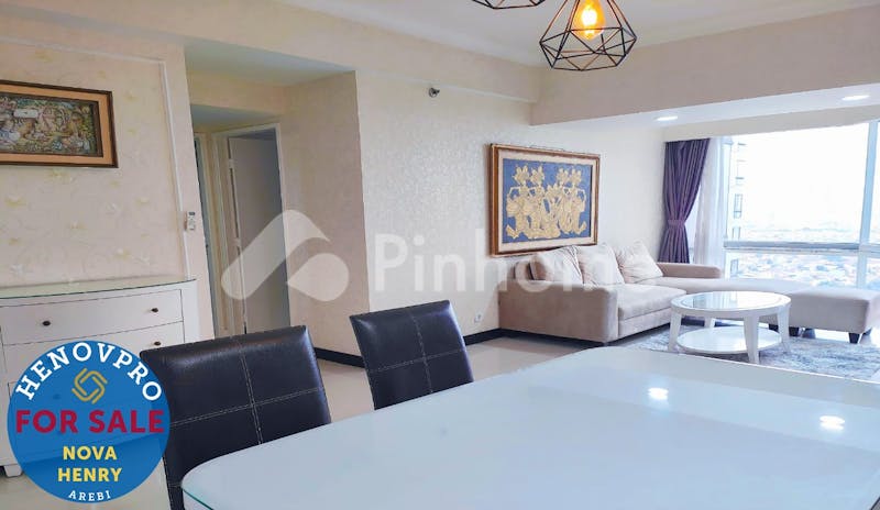 dijual apartemen 2 1br city view tersewa di taman anggrek condominium - 10