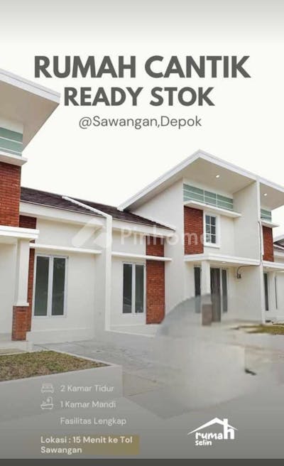 dijual rumah siaphuni dgn tanah luas pinggir jalan di sawangan baru - 3