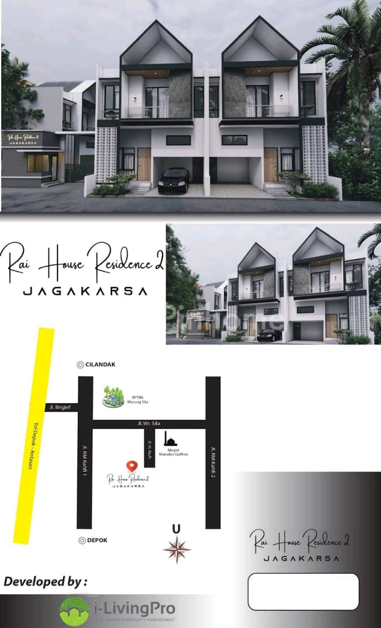 dijual rumah 3kt 77m2 di jagakarsa - 6