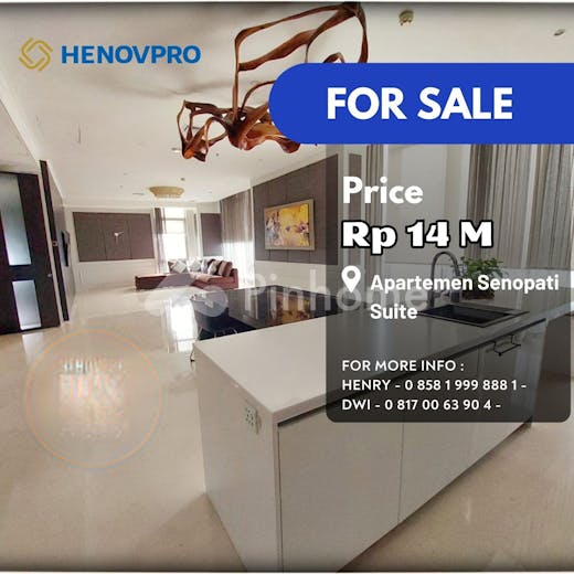 dijual apartemen turun harga best view di senopati suites - 1