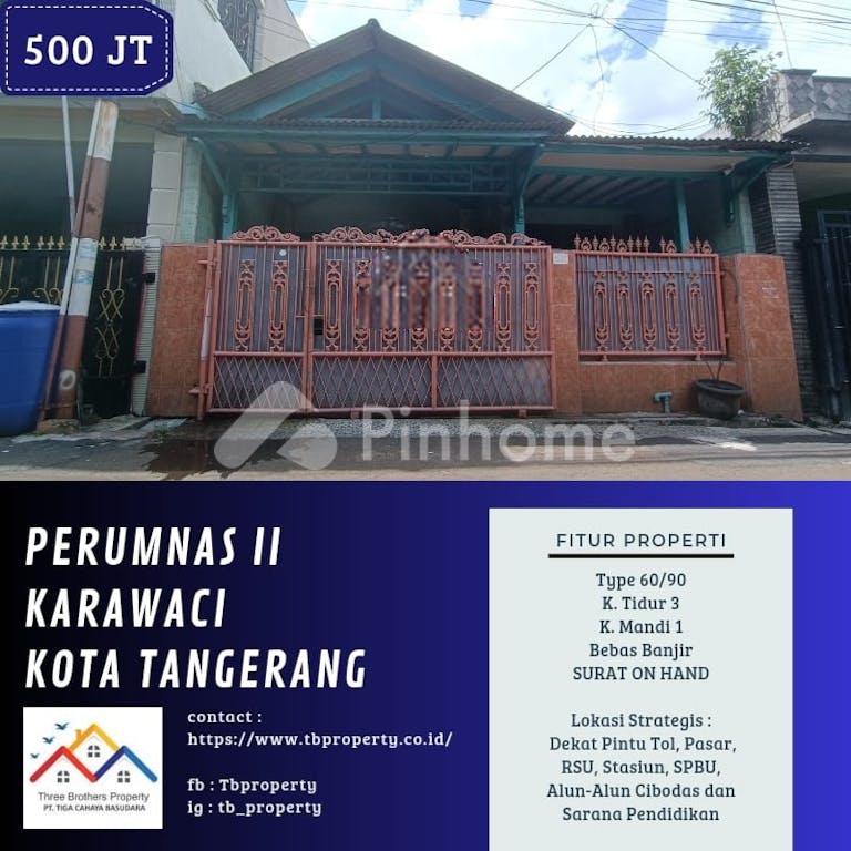 dijual rumah di cibodas baru - 1