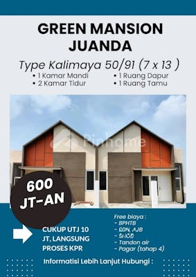 dijual rumah green mansion juanda di banjarkemuning  banjar kemuning - 12