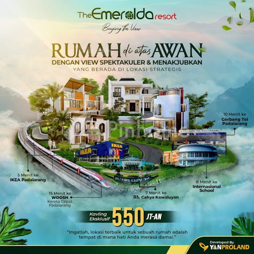 dijual rumah 3kt 84m2 di cirendeu  jayamekar  bandung barat - 1