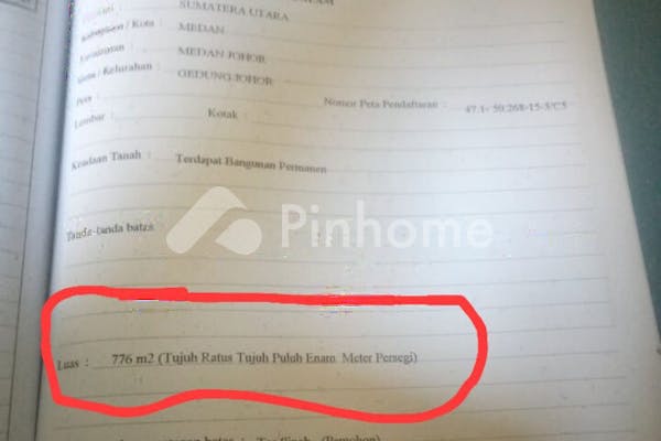 dijual tanah residensial shm siap bangun di jln eka jaya gg eka jaya 1 - 5