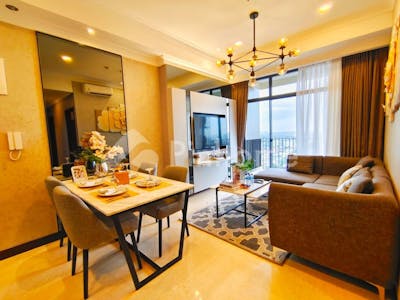 dijual apartemen primary type 3br siap huni di permata hijau suites - 2