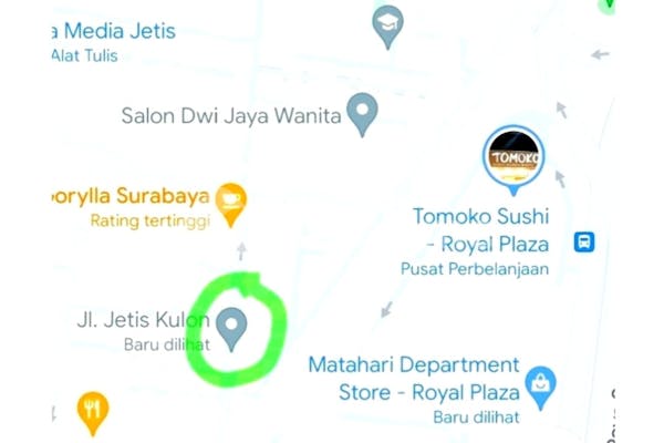 dijual tanah residensial bagus untuk kost2an di jetis kulon  wonokromo  surabaya - 8