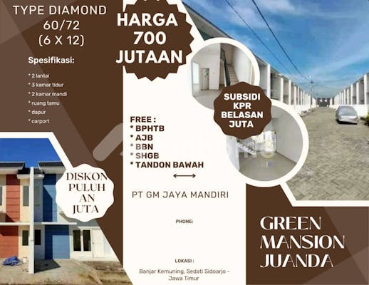 dijual rumah green mansion juanda di banjarkemuning  banjar kemuning - 13