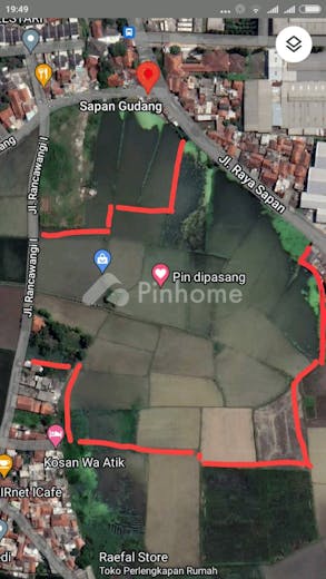 dijual tanah komersial 39970m2 di jln sapan gudang - 4