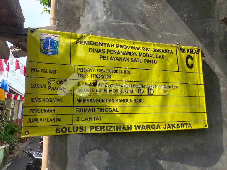 dijual rumah 2kt 22m2 di jl percetakan negara - 2