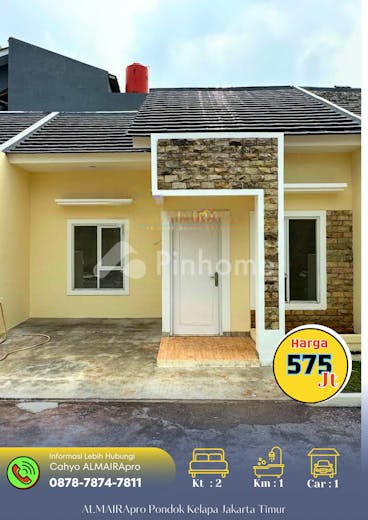 dijual rumah cluster di bekasi di jalan sadar bekasi - 1