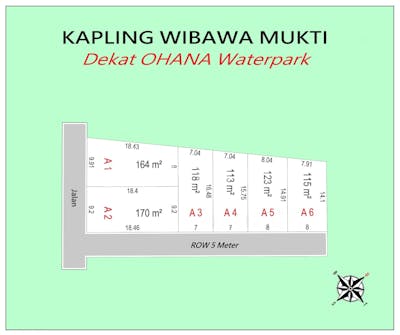 dijual tanah residensial terima lahan matang siap bangun  4 menit ohana wat di pinggir jalan - 5