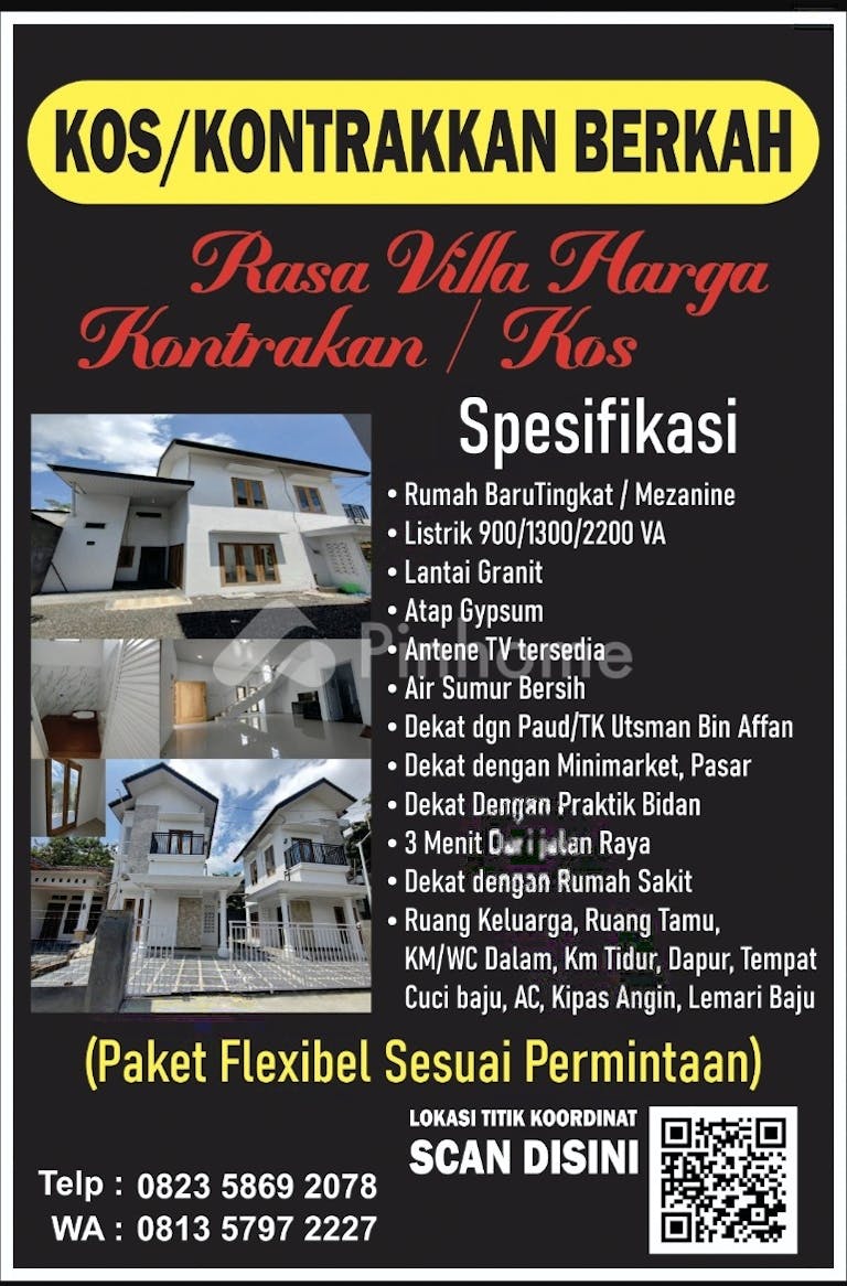 disewakan rumah di jalan jendral sudirman  klaling  rt01 rw01  jekulo  kudus - 2