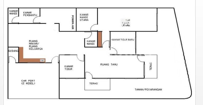 dijual rumah bagus siap huni taman luas di villa pamulang - 14