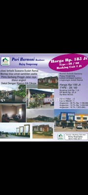 dijual rumah rajeg harmoni subsidi kpr di sukamanah rajeg tangerang - 1