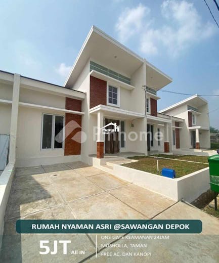 dijual rumah siaphuni dgn tanah luas pinggir jalan di sawangan baru - 4