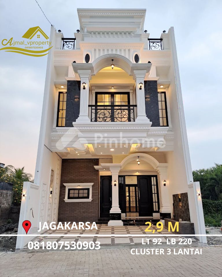 dijual rumah 4kt 92m2 di moch kahfi 1 - 2