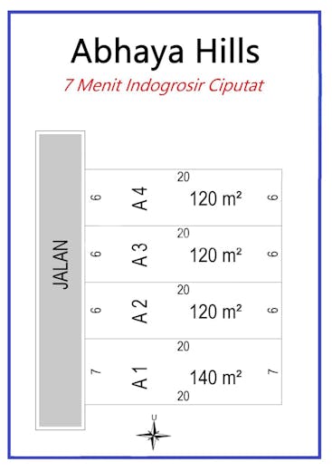 dijual tanah komersial depok  14 menit tol pamulang  harga murah di sawangan - 5