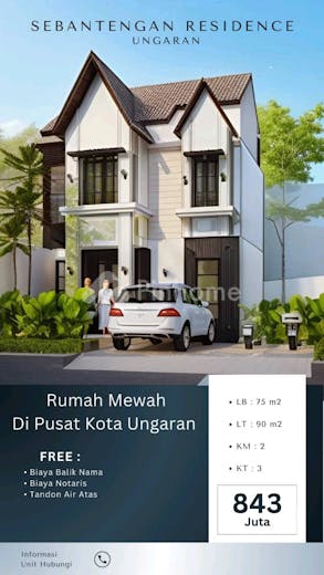 dijual rumah di pusat kota ungaran di sebantengan ungaran - 1