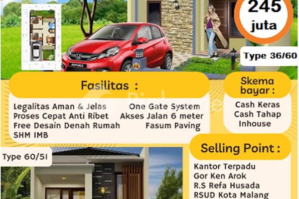 dijual rumah lokasi strategis harga murah di perum graha alphecca wonokoyo kedungkandang malang kota - 9