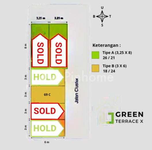 dijual rumah 200 jt surabaya 1 unit rumah saja di gunung anyar - 3