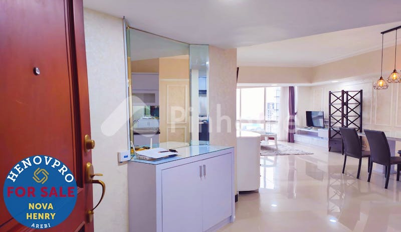 dijual apartemen 2 1br city view tersewa di taman anggrek condominium - 3