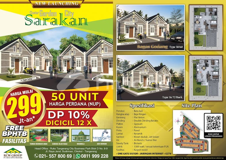 Dijual Rumah Baru Cluster Garden City Sarakan di Jl Raya Pakuhaji,Sepatan - Gambar 5