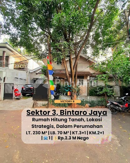 dijual rumah sektor 3 di jl  camar - 1