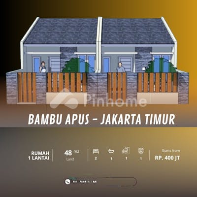 dijual rumah murah bambu apus jakarta timur di bambu apus raya - 2