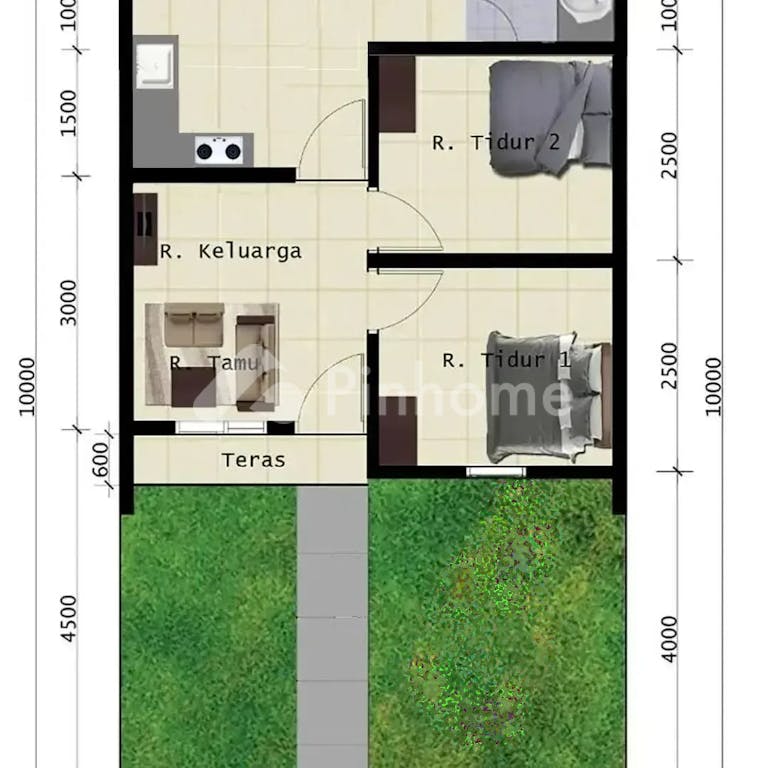 dijual rumah lokasi strategis di sukawana - 7