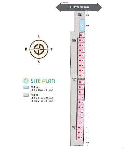 dijual ruko dan rumah komplek mentari greenwich di jalan letda sujono   aksara   hm yamin - 5