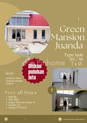 dijual rumah green mansion juanda di banjarkemuning  banjar kemuning - 9