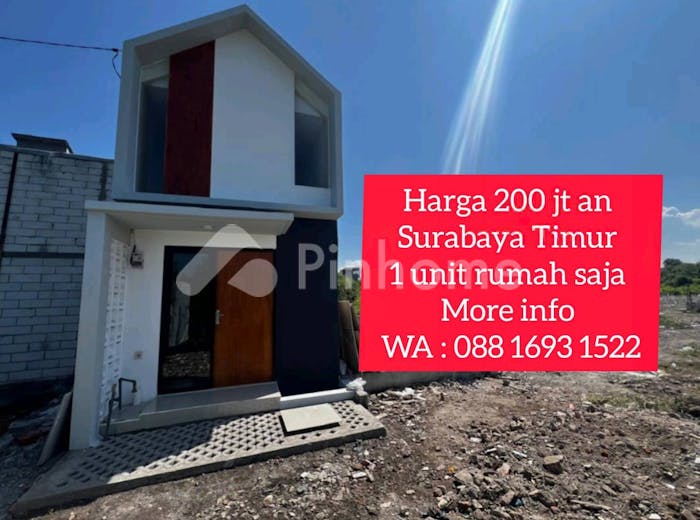 dijual rumah 200 jt surabaya 1 unit rumah saja di gunung anyar - 1