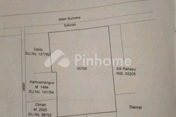 dijual tanah komersial di jl sumatra kelurahan mangkujayan - 7