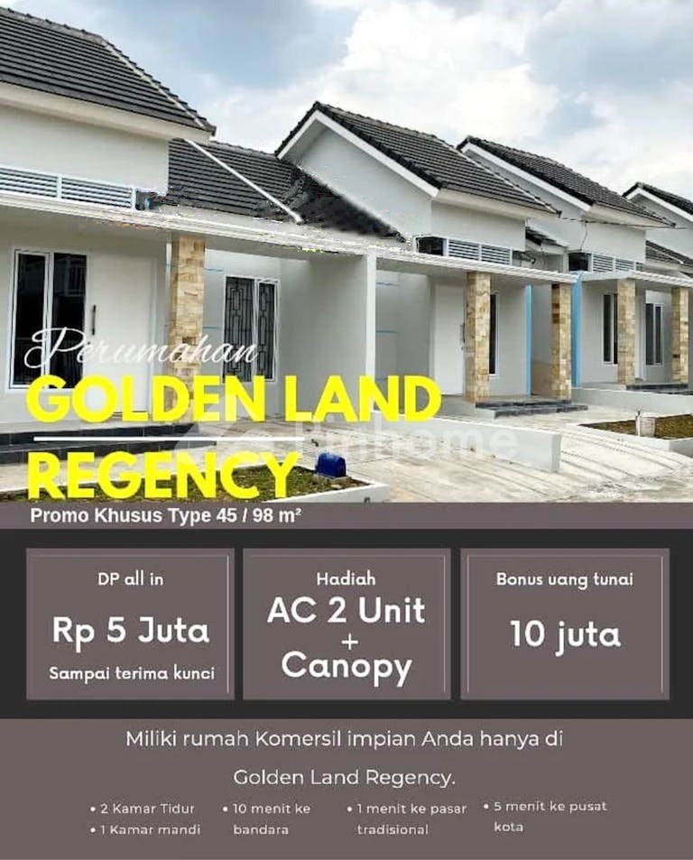 dijual rumah 2kt 98m2 di golden land regency - 14