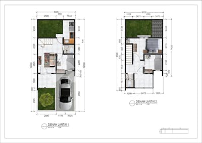 dijual rumah minimalis 2 lantai bebas banjir  uniqo cluster  di jl  masjid buaran - 5