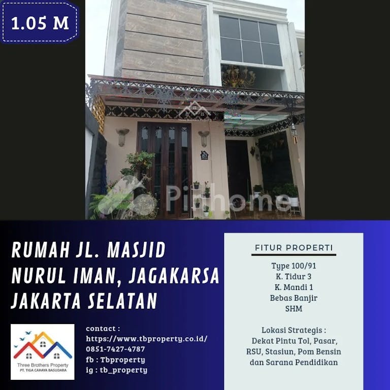 dijual rumah jl  masjid nurul iman di jagakarsa - 7