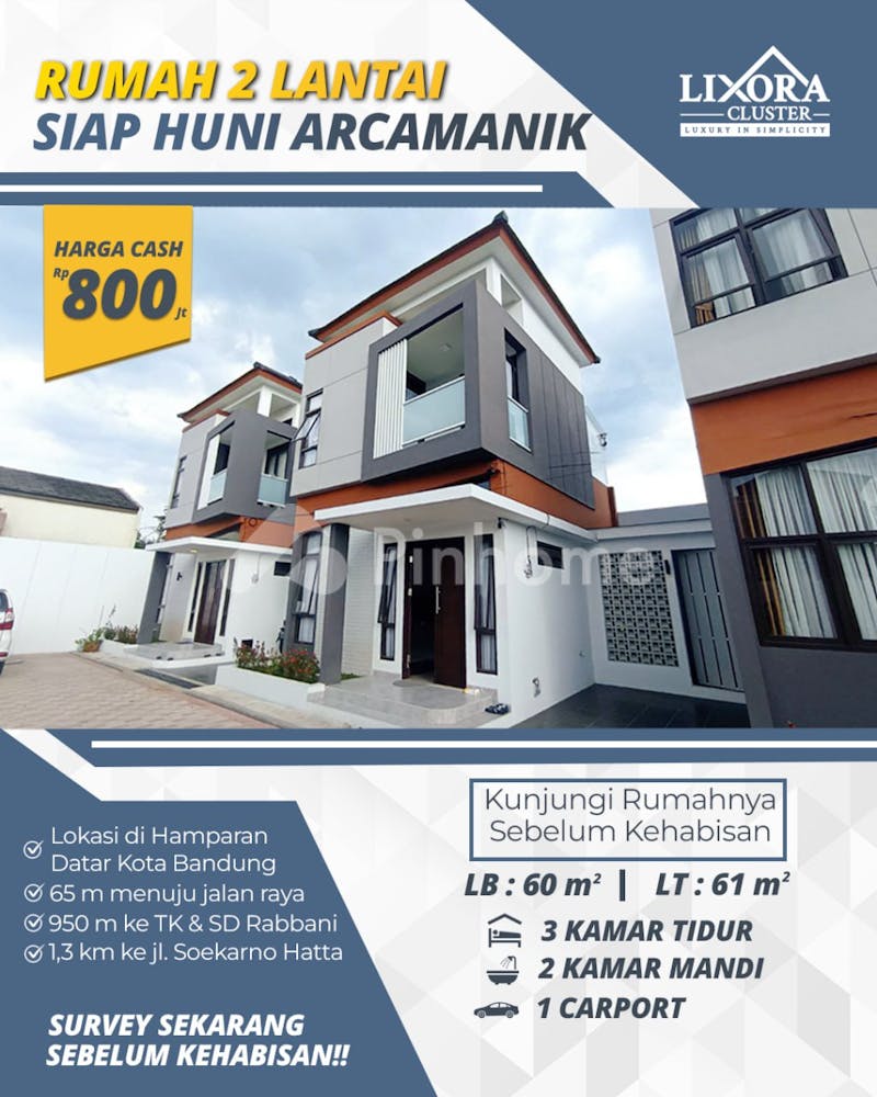 dijual rumah siap huni arcamanik bandung ko di cisaranten kulon - 1